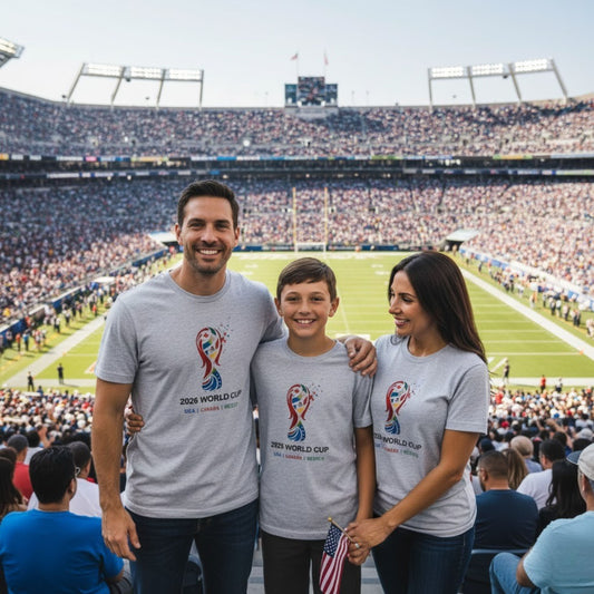 2026 World Cup T-Shirt - USA Canada Mexico Host Nations Fan Gear -2026 World Cup Soccer Fan Shirt