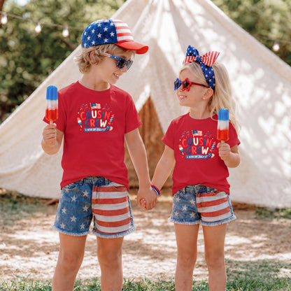 Cousin Crew 4th of July Shirt, 250 Years Freedom Tee, Patriotic Family Outfit