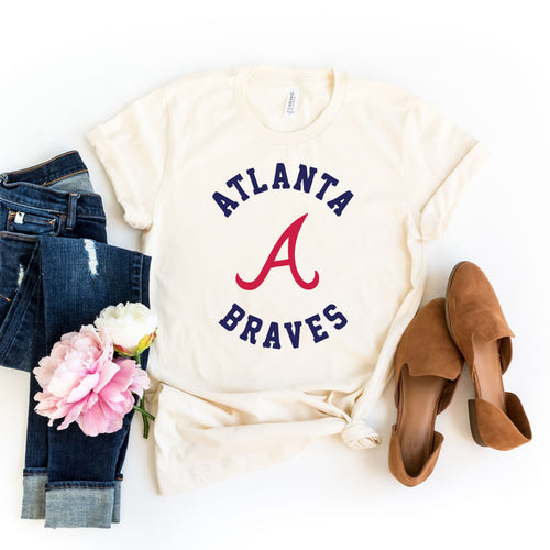 Retro Atlanta Braves Baseball T-Shirt - Vintage Style Game Day Tee - Team Spirit Top -Atlanta Baseball Fan Gear
