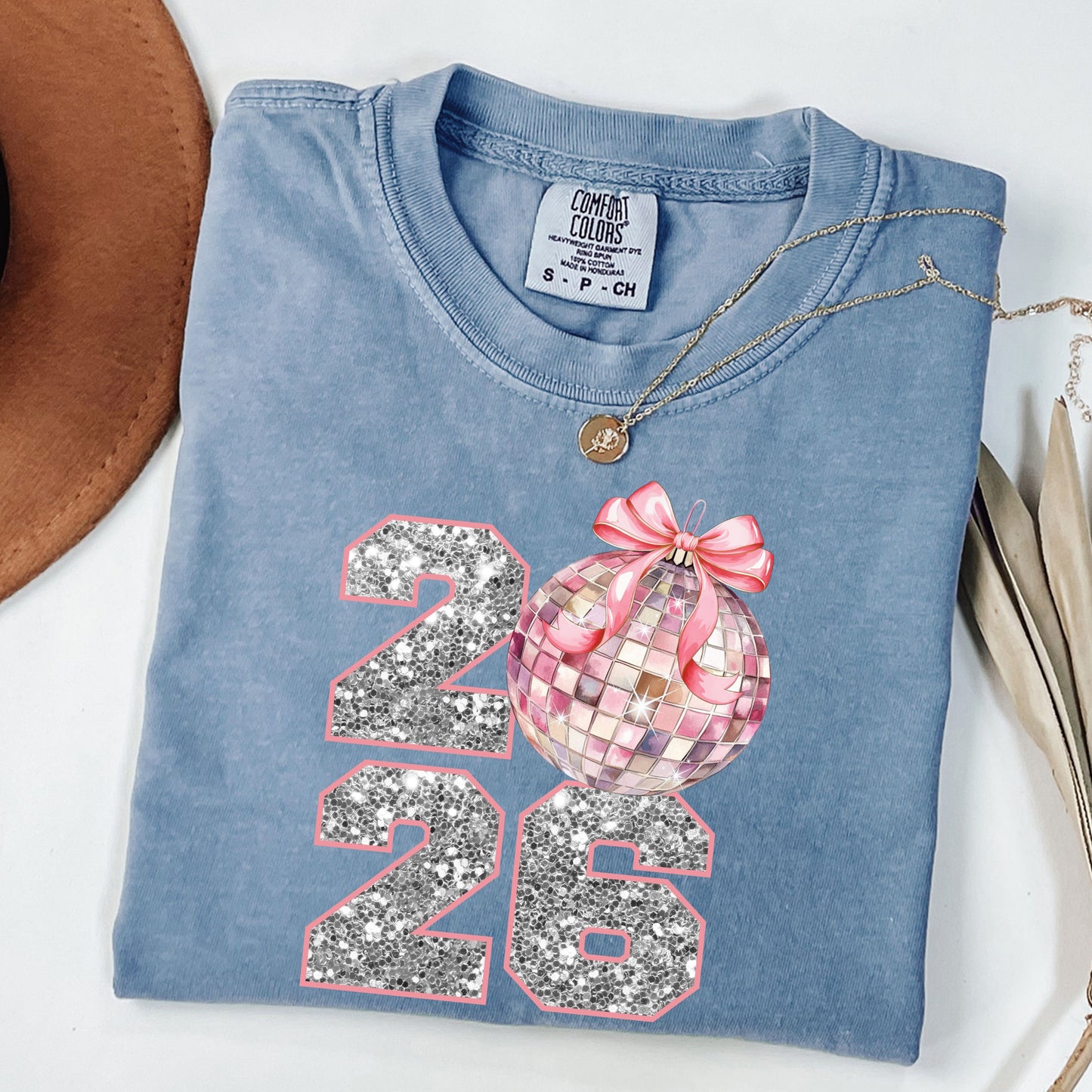 Pink Coquette New Year Eve 2026 Shirt , Retro New Years T-Shirt, Disco Ball Shirt, New Year New Me, 12 New Chapters, Hello 2026