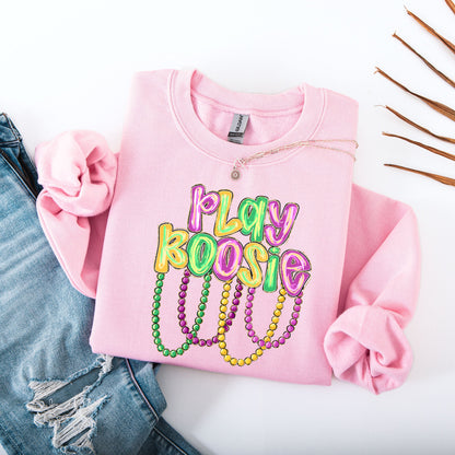 Play Boosie Mardi Gras Sweatshirt, Hoodie, Pullover