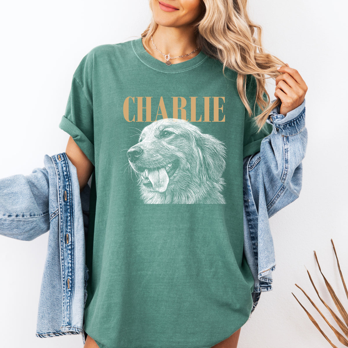 Custom Pet Portrait Shirt from Photo