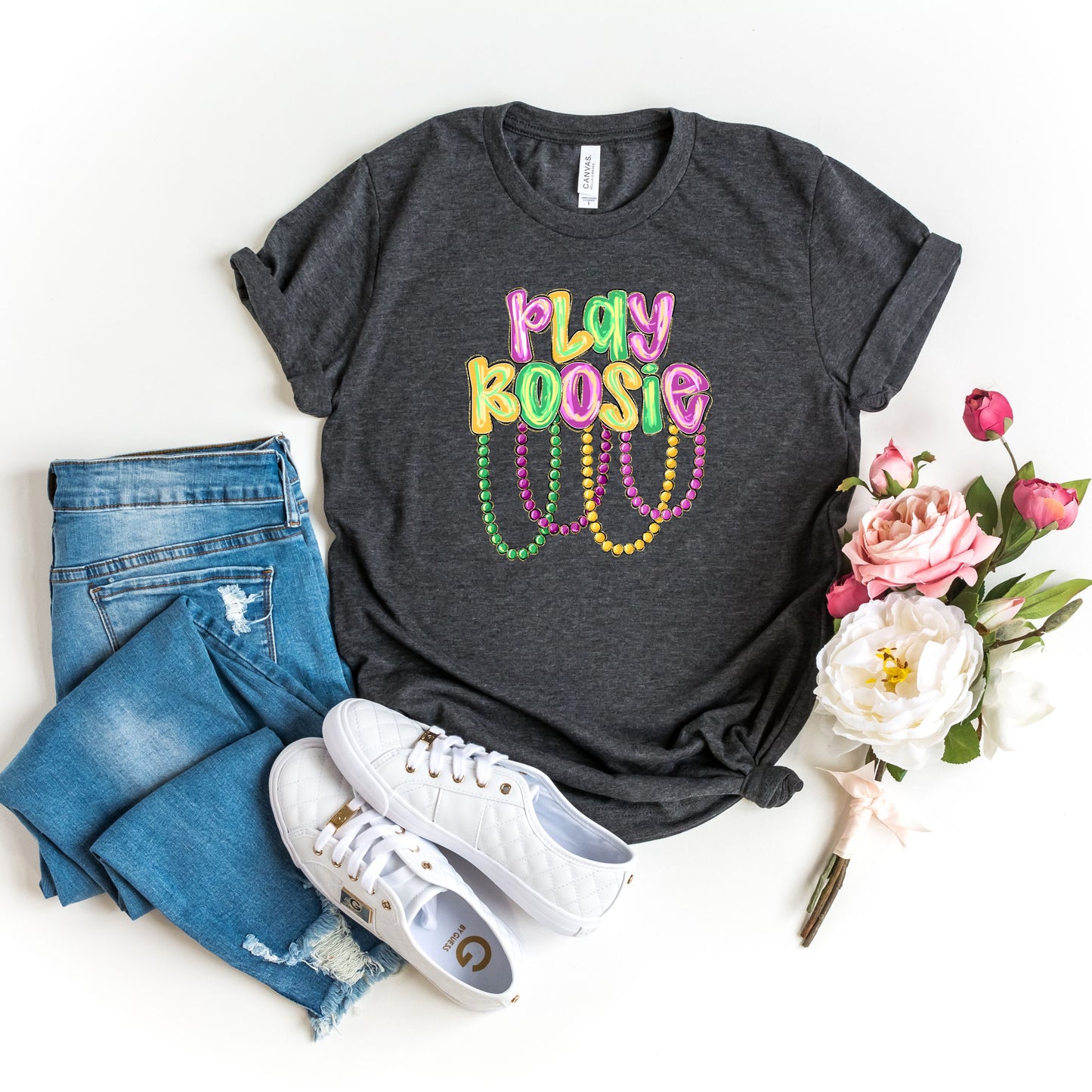 Play Boosie Mardi Gras Shirt 2026, Carnival Mardi Gras Beads Tee, Louisiana New Orleans Party Crew, Fat Tuesday Graphic Tee