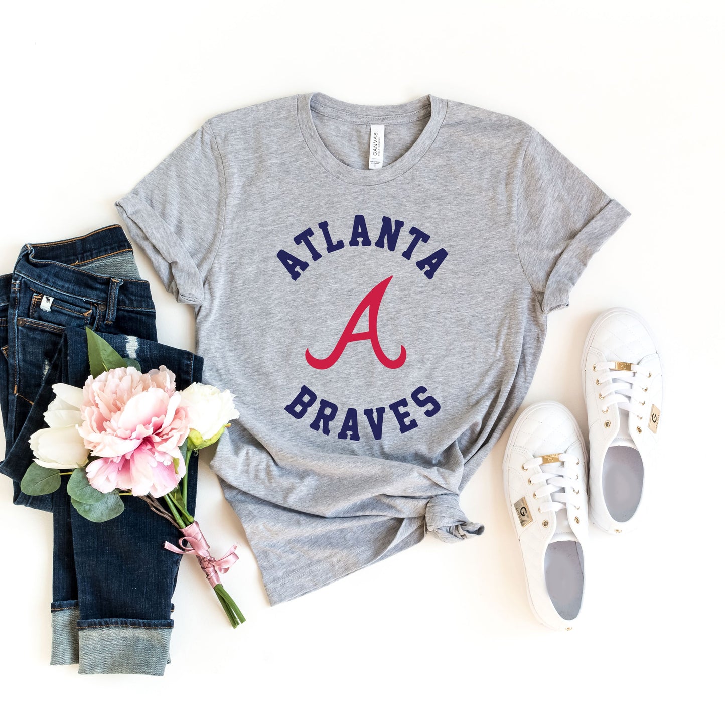Retro Atlanta Braves Baseball T-Shirt - Vintage Style Game Day Tee - Team Spirit Top -Atlanta Baseball Fan Gear
