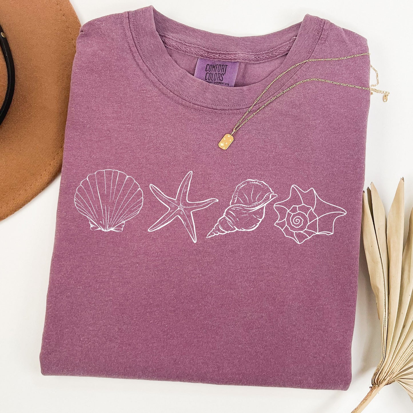 Seashell T-Shirt, Seashell Shirt, Beach Lover, Ocean Lover Gift, Summer Vibes Shirt,  Summer Shirt, Comfort Colors® Beach Shirt, Beach Shirt