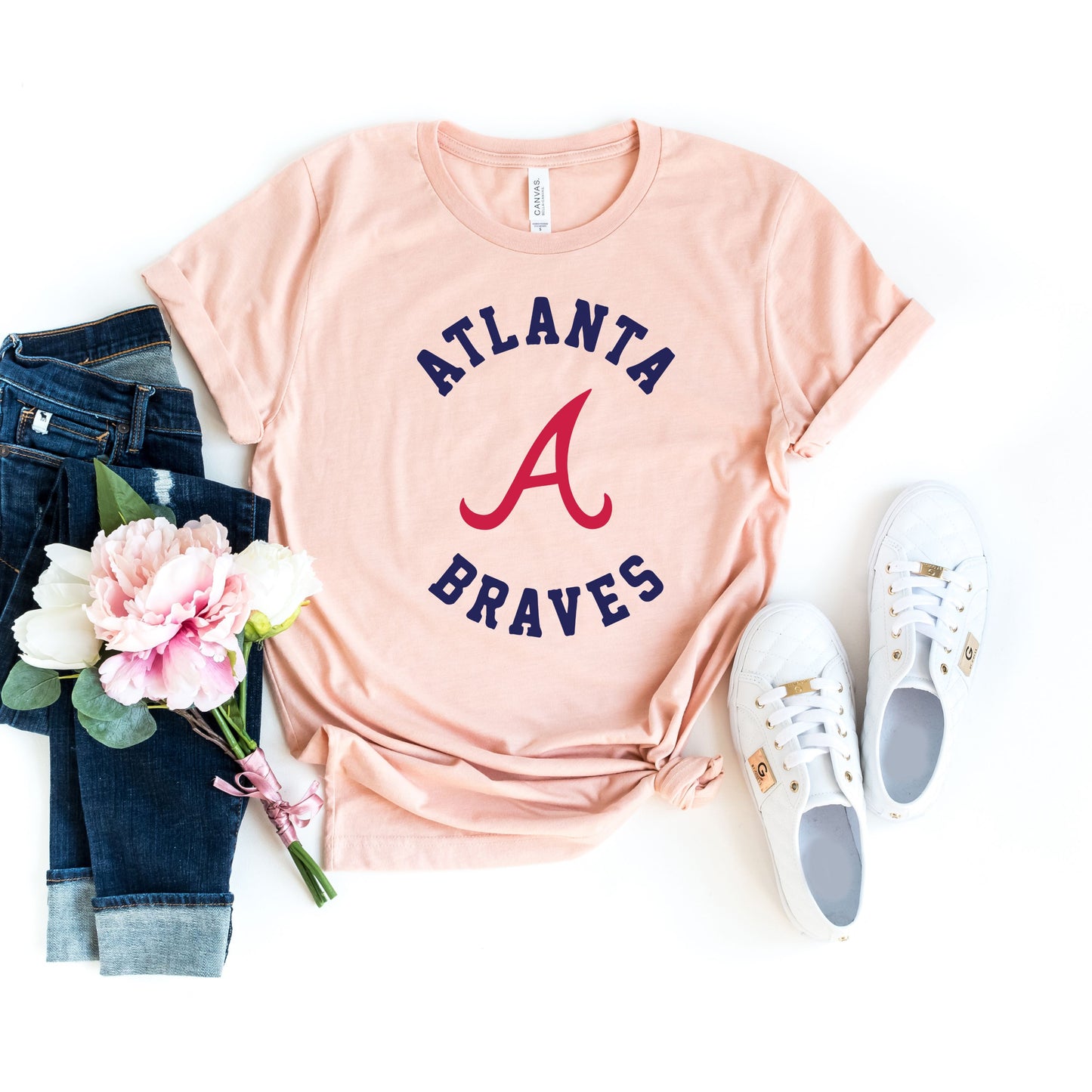 Retro Atlanta Braves Baseball T-Shirt - Vintage Style Game Day Tee - Team Spirit Top -Atlanta Baseball Fan Gear