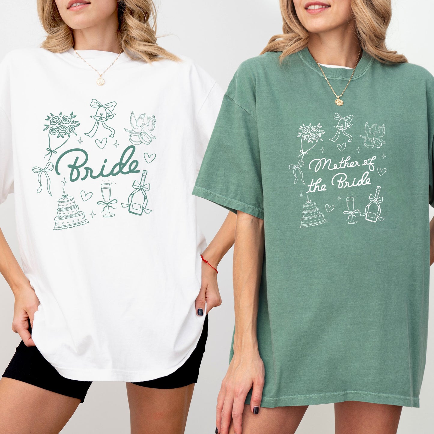 Bride Bridesmaid Shirt, Bridal Party Gift, Trendy Bachelorette Merch, Custom Wedding Day Getting Ready, Group Matching Tee, Comfort Colors