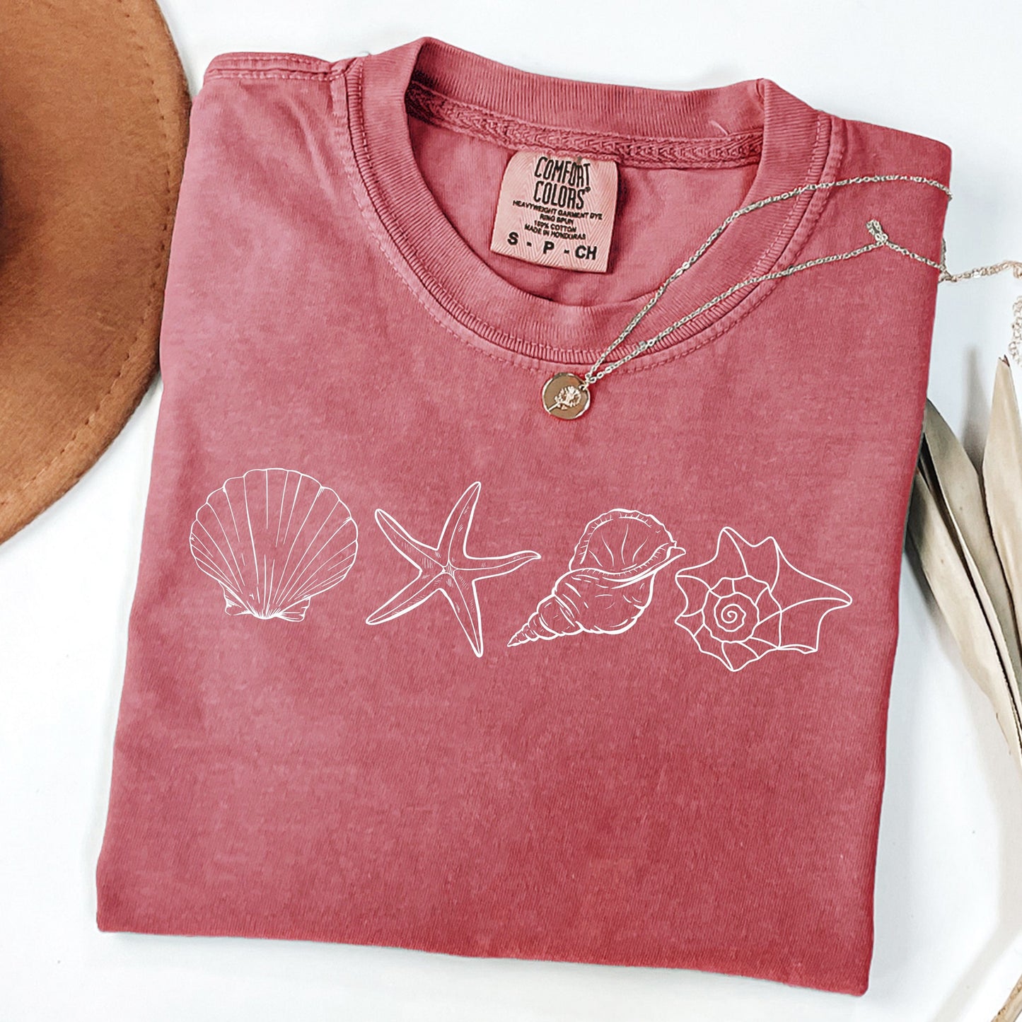 Seashell T-Shirt, Seashell Shirt, Beach Lover, Ocean Lover Gift, Summer Vibes Shirt,  Summer Shirt, Comfort Colors® Beach Shirt, Beach Shirt