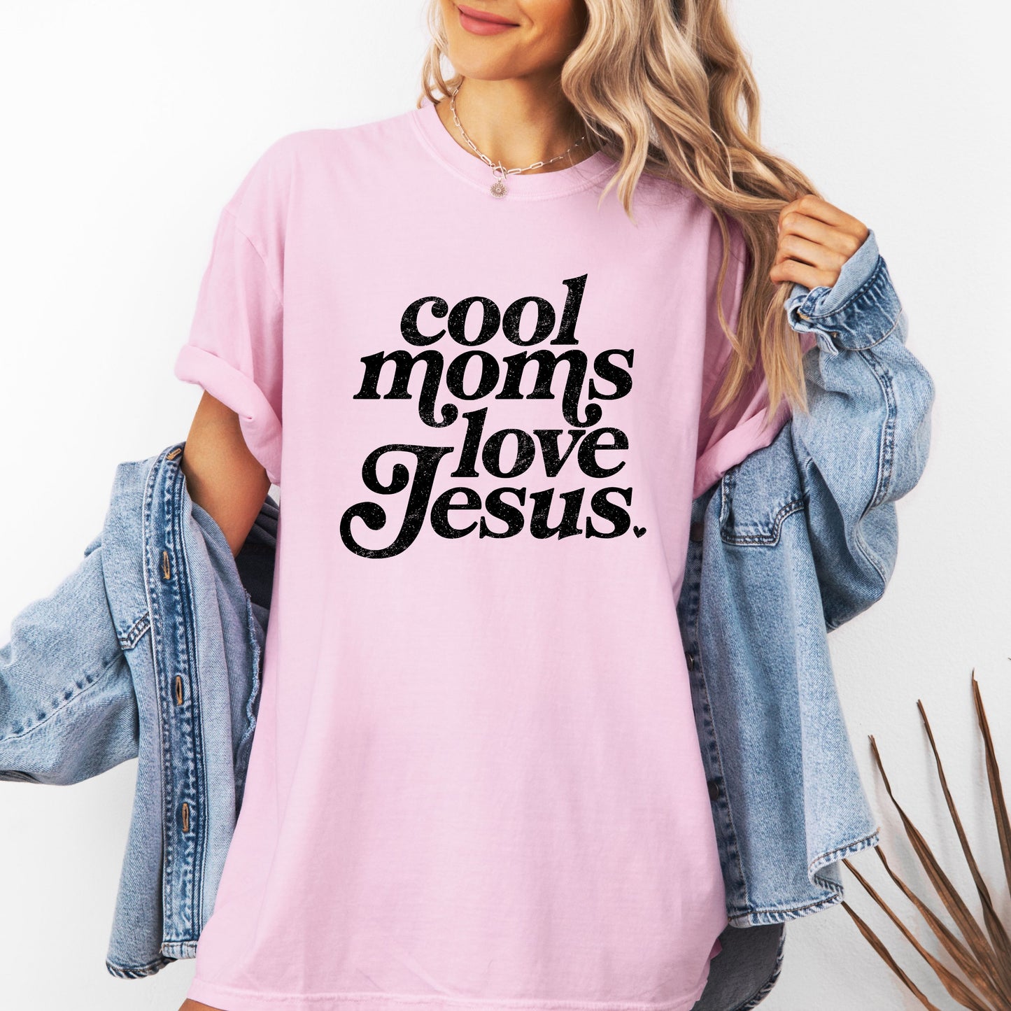Cool Moms Love Jesus Shirt | Christian Mom Faith Tee