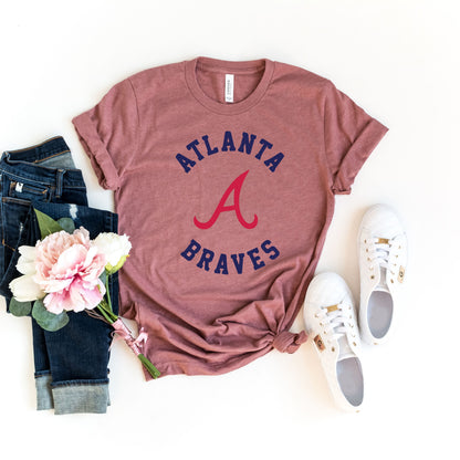 Retro Atlanta Braves Baseball T-Shirt - Vintage Style Game Day Tee - Team Spirit Top -Atlanta Baseball Fan Gear