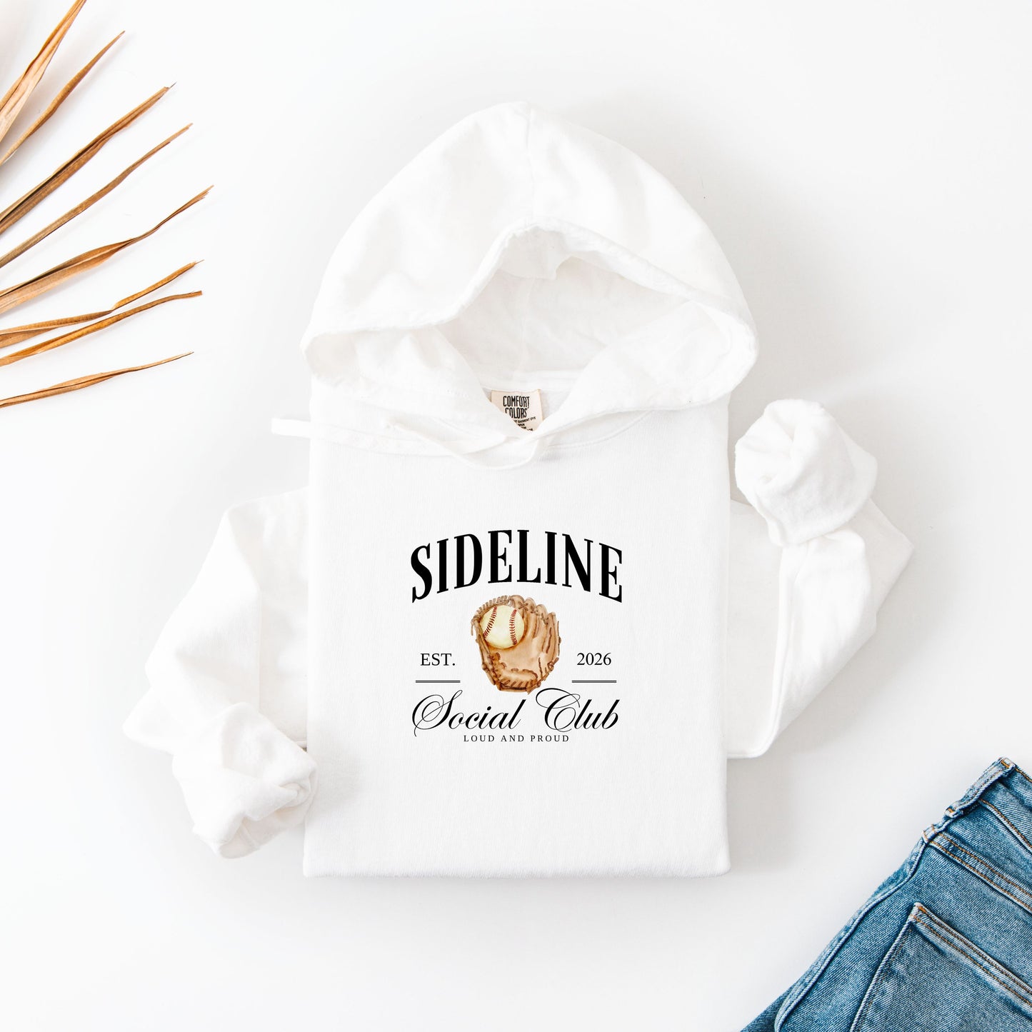 Baseball Social Club Sweatshirt, Baseball Girlfriend Sweater,Baseball Sweatshirt, Baseball Mom Sweat, Baseball Lover Gift, Game Day Sweater