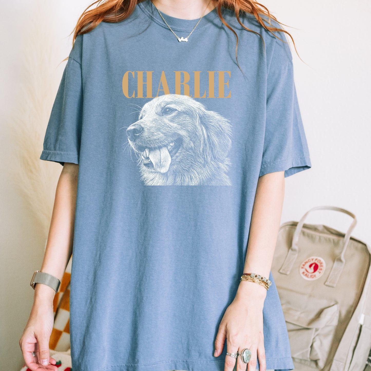 Custom Pet Portrait Shirt from Photo