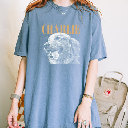 Custom Pet Portrait Shirt from Photo