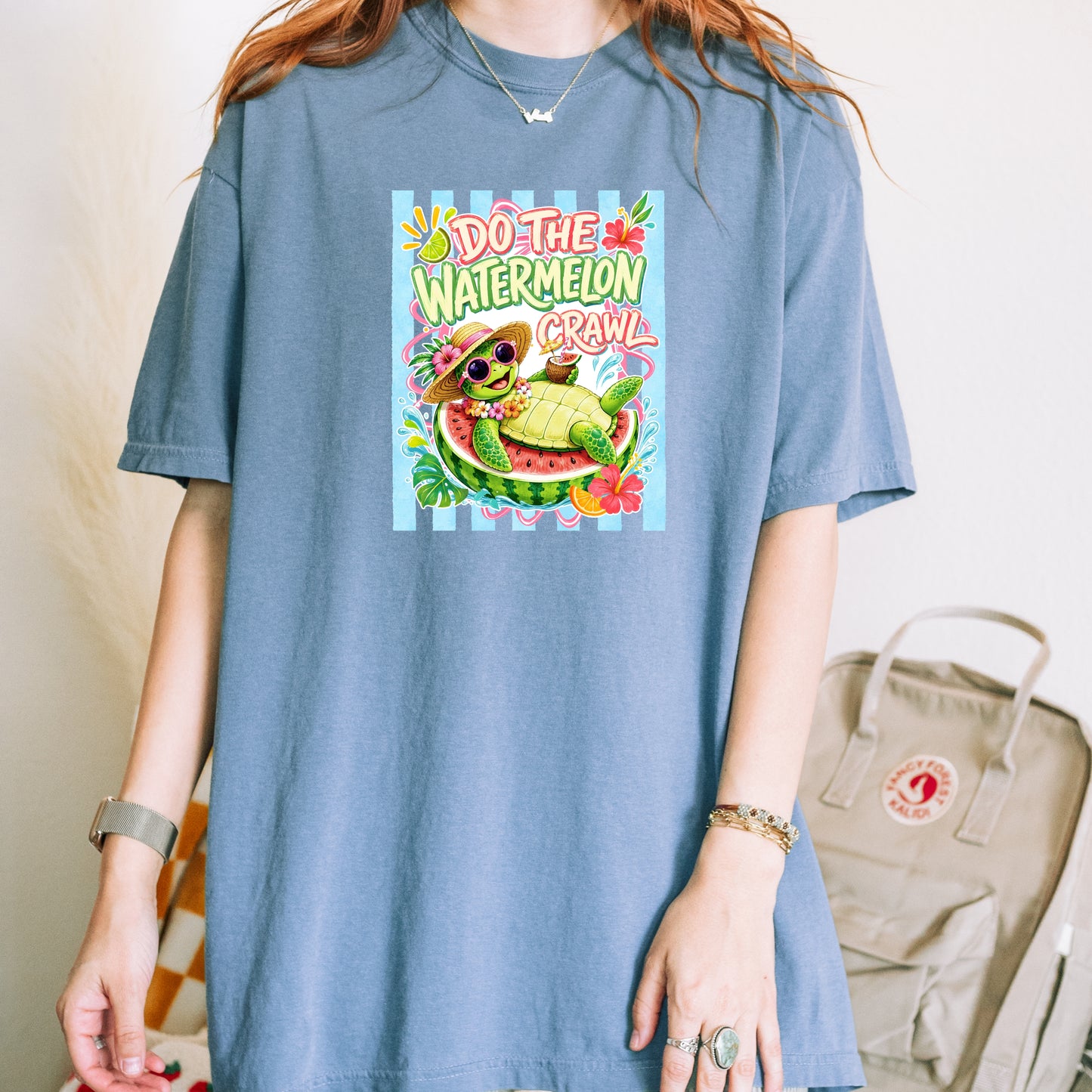 Do The Watermelon Crawl Shirt, Country Concert Tee, Watermelon Turtle Shirt, Tropical Summer Shirt, Hawaiian Vacation Shirt