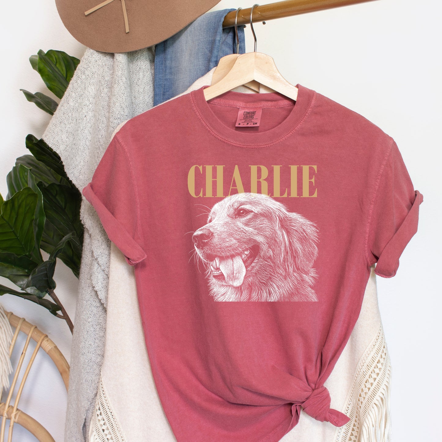Custom Pet Portrait Shirt from Photo