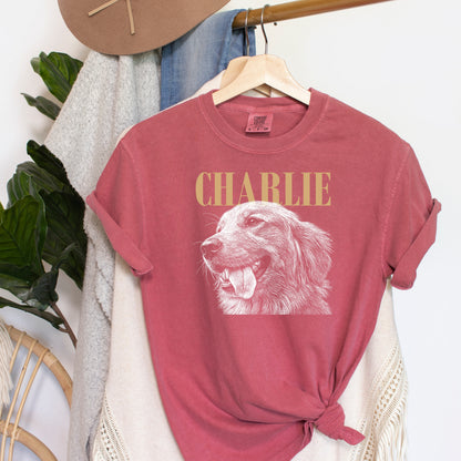 Custom Pet Portrait Shirt from Photo