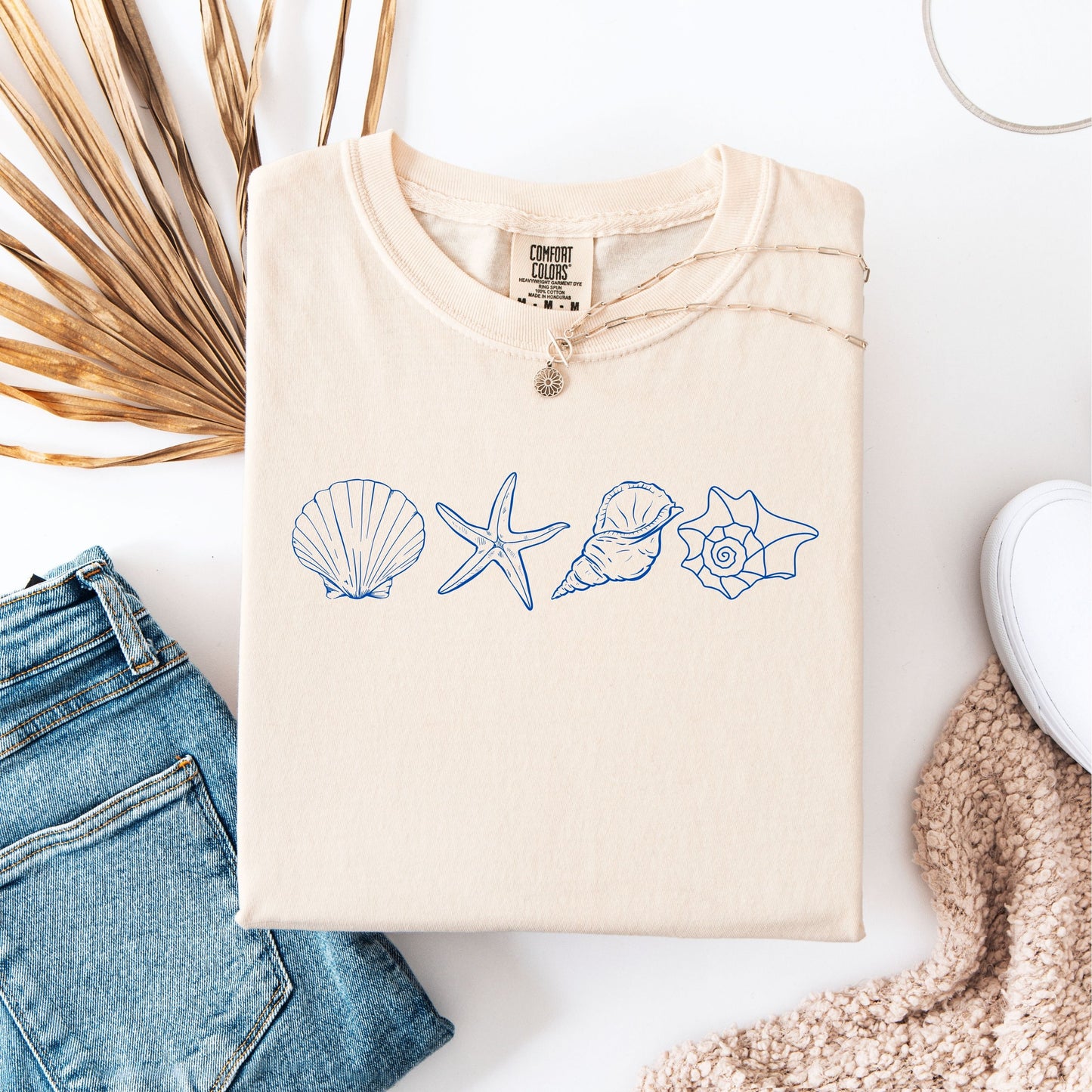 Seashell T-Shirt, Seashell Shirt, Beach Lover, Ocean Lover Gift, Summer Vibes Shirt,  Summer Shirt, Comfort Colors® Beach Shirt, Beach Shirt