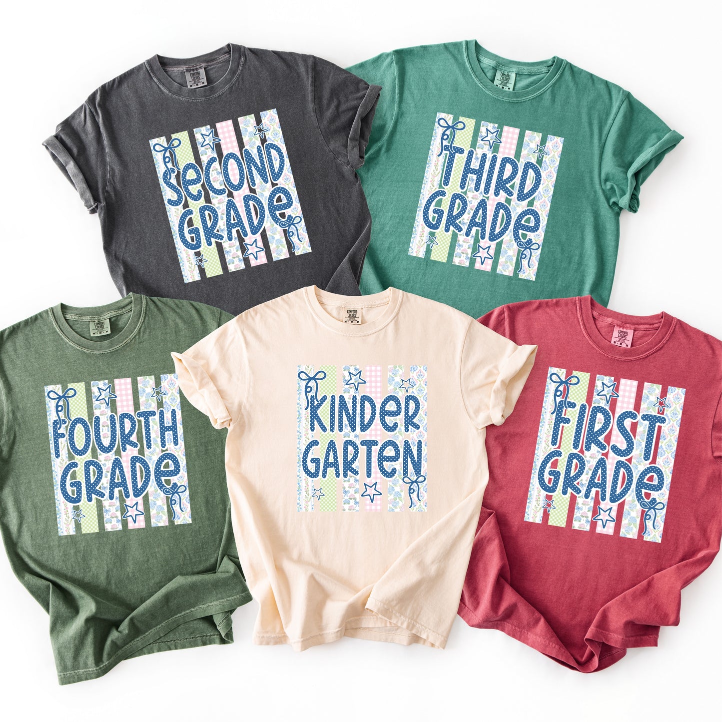 Back To School Shirt, Kindergarten Teacher T-Shirt, First Grade Teacher Tee, Grade Level School Shirt, First Day Of School Outfit