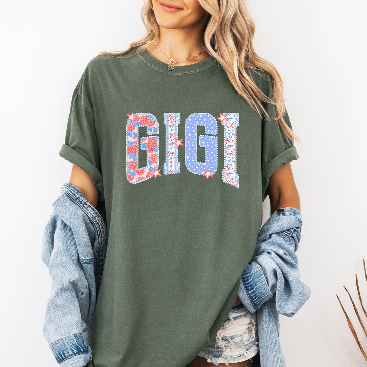 Coquette Patriotic Mama Mini Matching Shirts, Fourth of July Mommy and Me Tee, Floral Bow USA Shirt, 250th Years USA  Anniversary Family Outfit