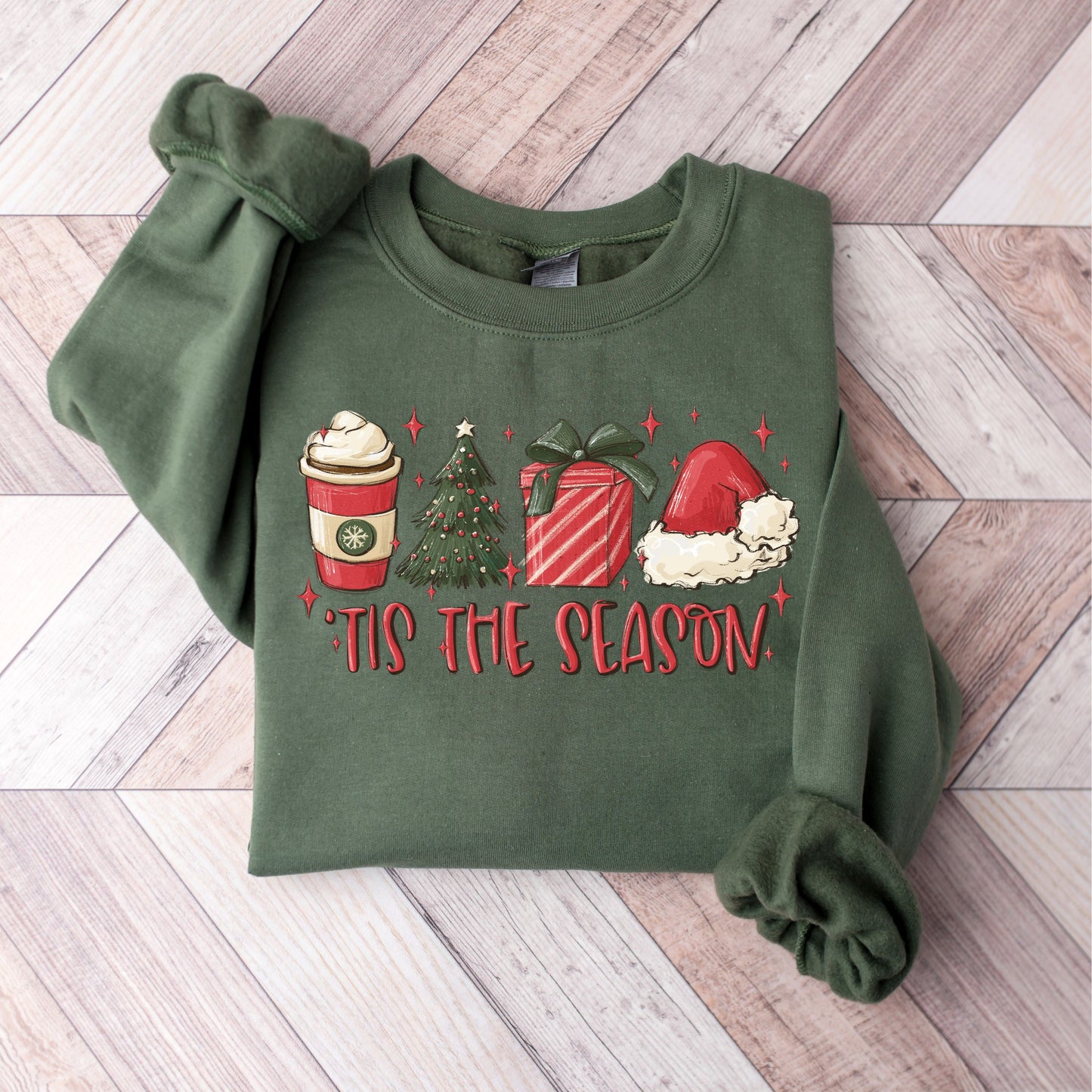 Tis The Season Sweatshirt, Christmas Tis The Season Sweatshirt, Merry Christmas Shirt, Christmas Sweatshirt, Cute Winter Hoodie