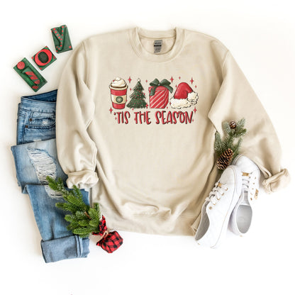 Tis The Season Sweatshirt, Christmas Tis The Season Sweatshirt, Merry Christmas Shirt, Christmas Sweatshirt, Cute Winter Hoodie