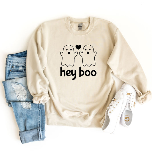 Halloween Ghost Sweatshirt, Halloween Gifts, Ghost Romance Sweatshirt, Couple Ghost Love Sweater, Hey Boo Sweatshirt, Ghost Love Story Sweat