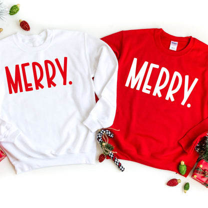 Christmas Sweatshirt, Merry Christmas Sweatshirt, Christmas shirt for Women, Merry Crewneck Sweatshirt, Holiday Sweater, Christmas gift