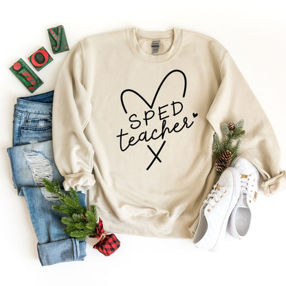 SPED Teacher Christmas Sweatshirt, Sped Teacher Sweatshirt, Special Education Teacher, Mindfulness Sweatshirt, Teacher Gift, SPED Christmas