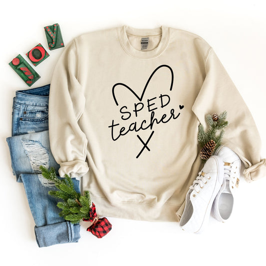 SPED Teacher Christmas Sweatshirt, Sped Teacher Sweatshirt, Special Education Teacher, Mindfulness Sweatshirt, Teacher Gift, SPED Christmas