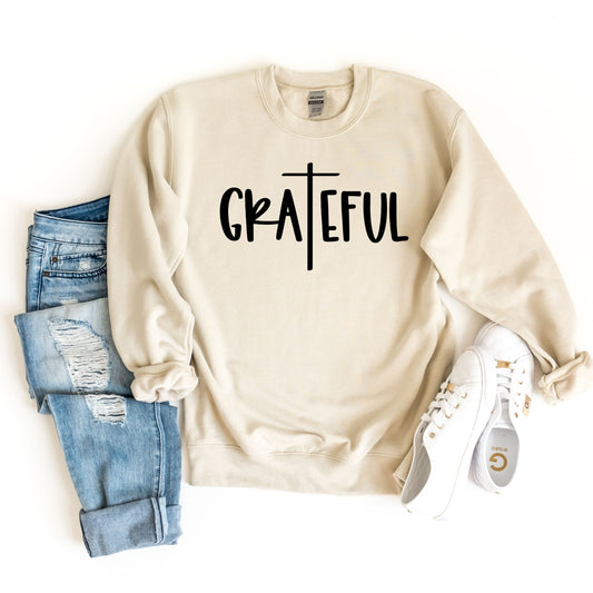 Grateful Sweatshirt, Thanksgiving Sweater, Womens Thanksgiving Sweatshirt, Cute Thanksgiving Shirt, Fall Clothing, Thankful Family Sweater
