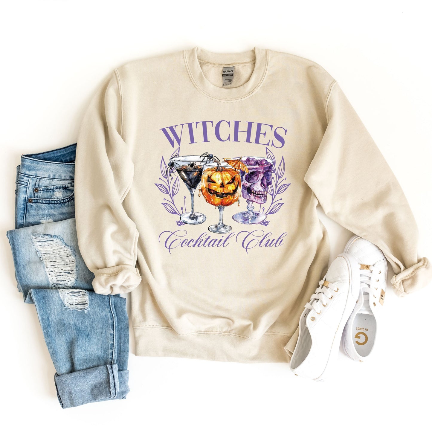Witches Cocktail Club Sweatshirt, Margaritas Sweatshirt, Social Club Sweat, Halloween Witches Sweatshirt, Witchy Halloween Sweat,Group Shirt