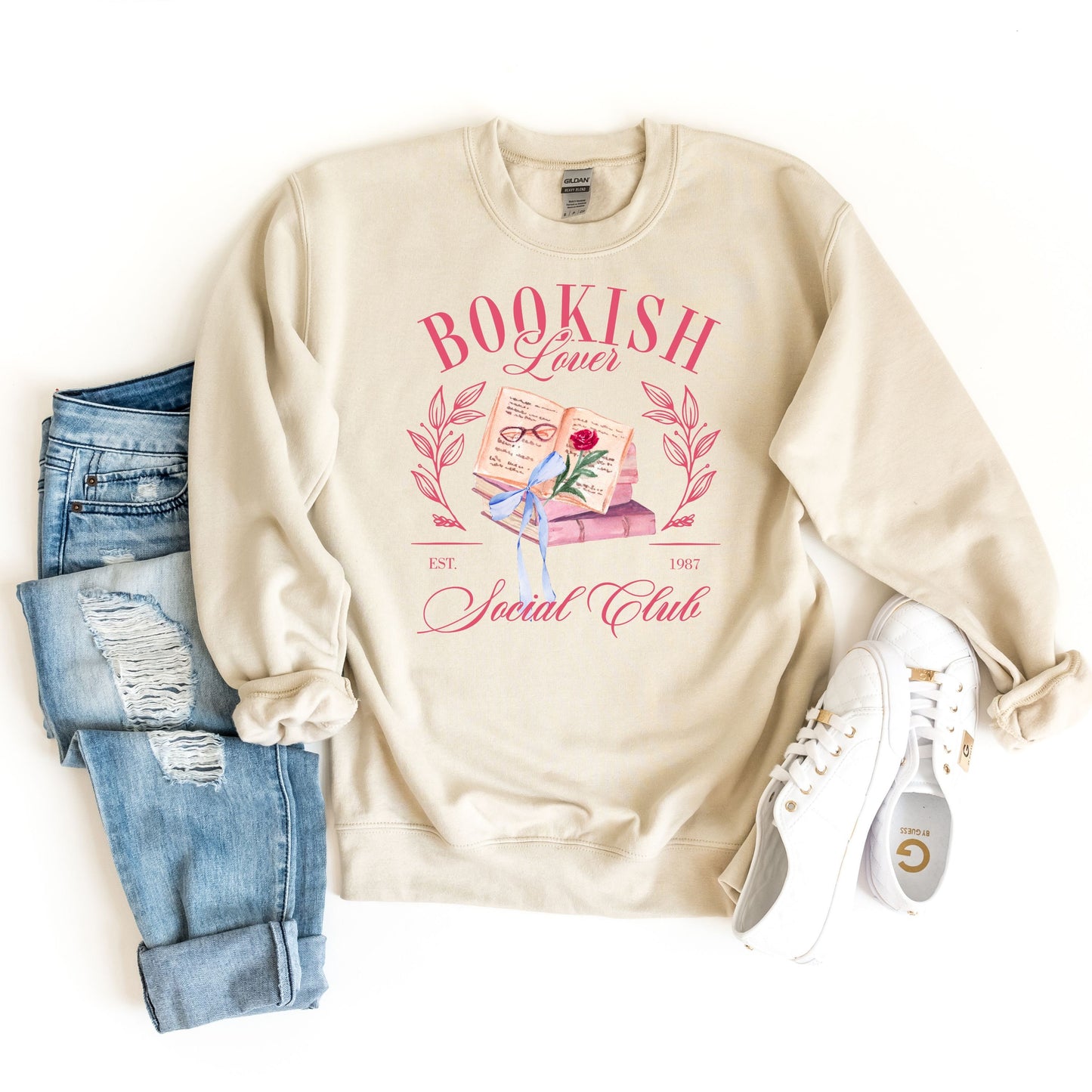 Bookish Social Club Sweatshirt, Bookworm Sweatshirts, Teacher Sweater, Gift For Book Lover, Library Gifts,Read Books Sweaters,Back To School