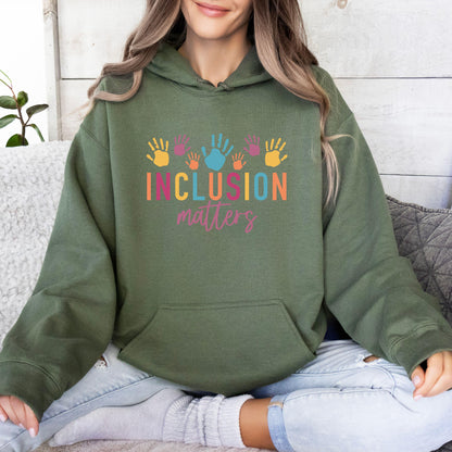 Inclusion Matters Sweatshirt, Special Education Hoodie, Mindfulness Sweater, Autism Awareness Hoodie, Equality Shirt, Neurodiversity Shirt