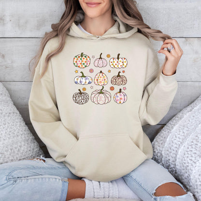 Retro Pumpkin Season Sweatshirt - Thanksgiving Gift Fall Gifts - Autumn Sweatshirt - Cute Boho Fall Sweat- Halloween Sweatshirts For Women