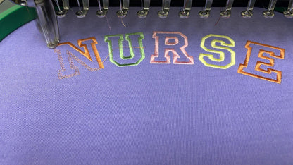 Nurse Embroidered Comfort Colors® T-Shirt – Perfect Gift for Nurses