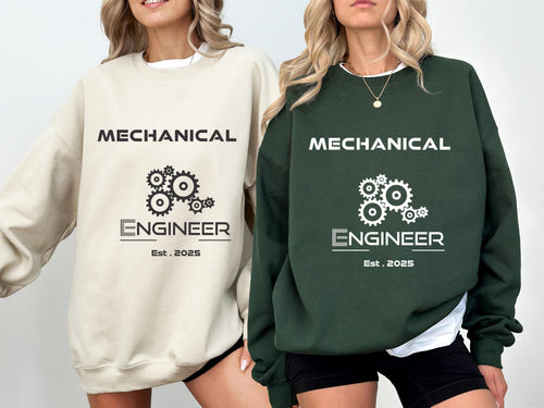 Mechanical Engineer Sweatshirt, Mechanical Engineering Gifts, Engineering Graduation Gift, Engineer Student Gift Shirt, Engineer Grad Gifts